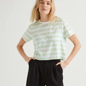 Women's Pima Boxy Crop Tee